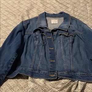 Crop Denim Jean Jacket